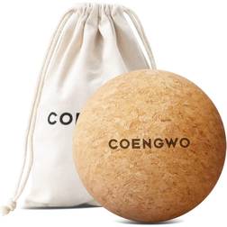 Cork Massage Ball COENGWO Yoga Therapy Cork Ball for Myofascial Release, Trigger Point Therapy, Muscle Knots, Deepâ¦ instock